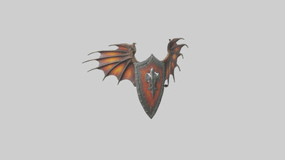 Dragon Wing Shield model 3D model