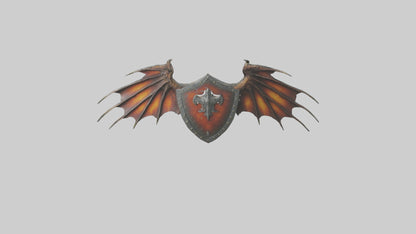 Dragon Wing Shield model 3D model