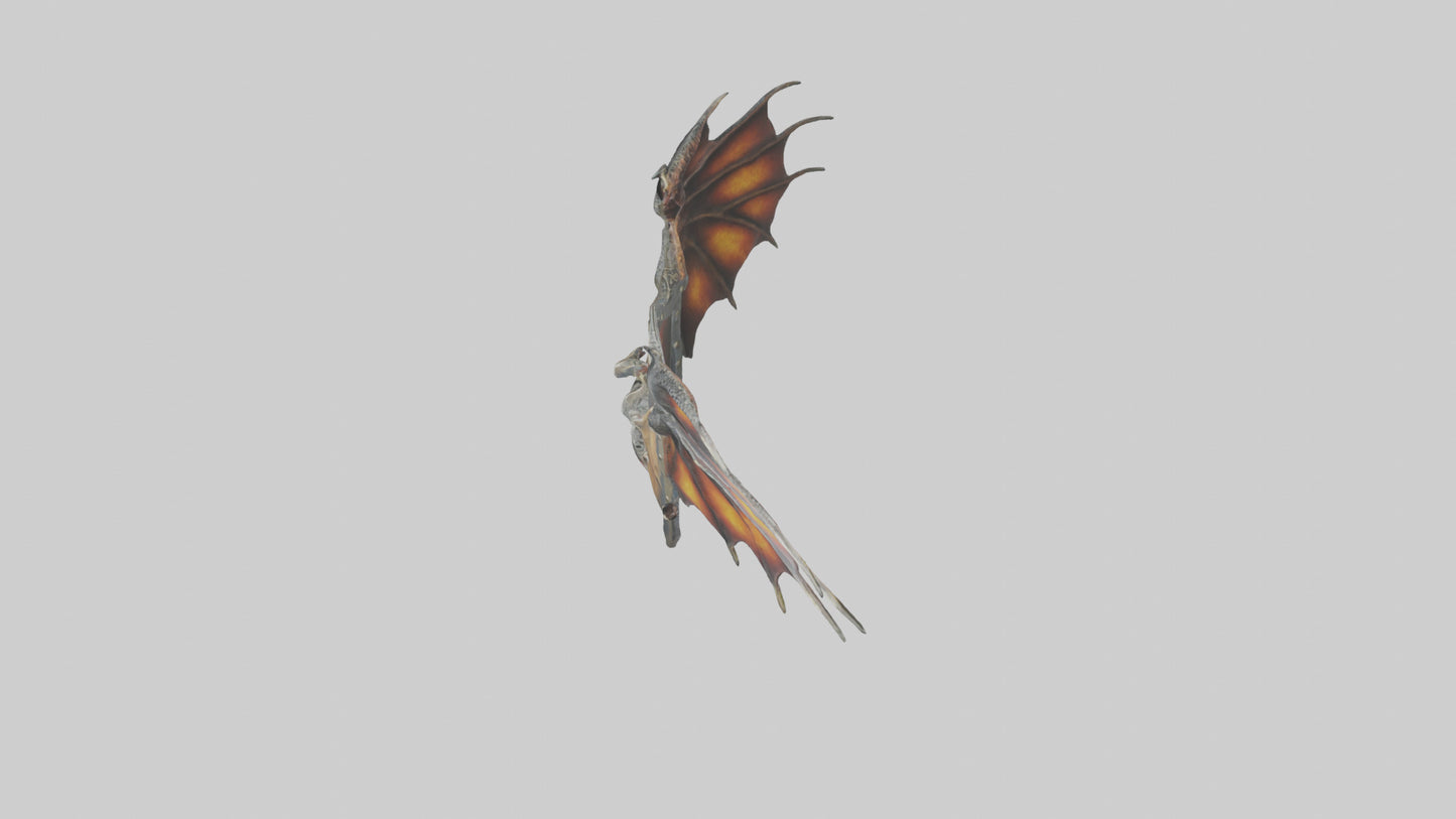 Dragon Wing Shield model 3D model