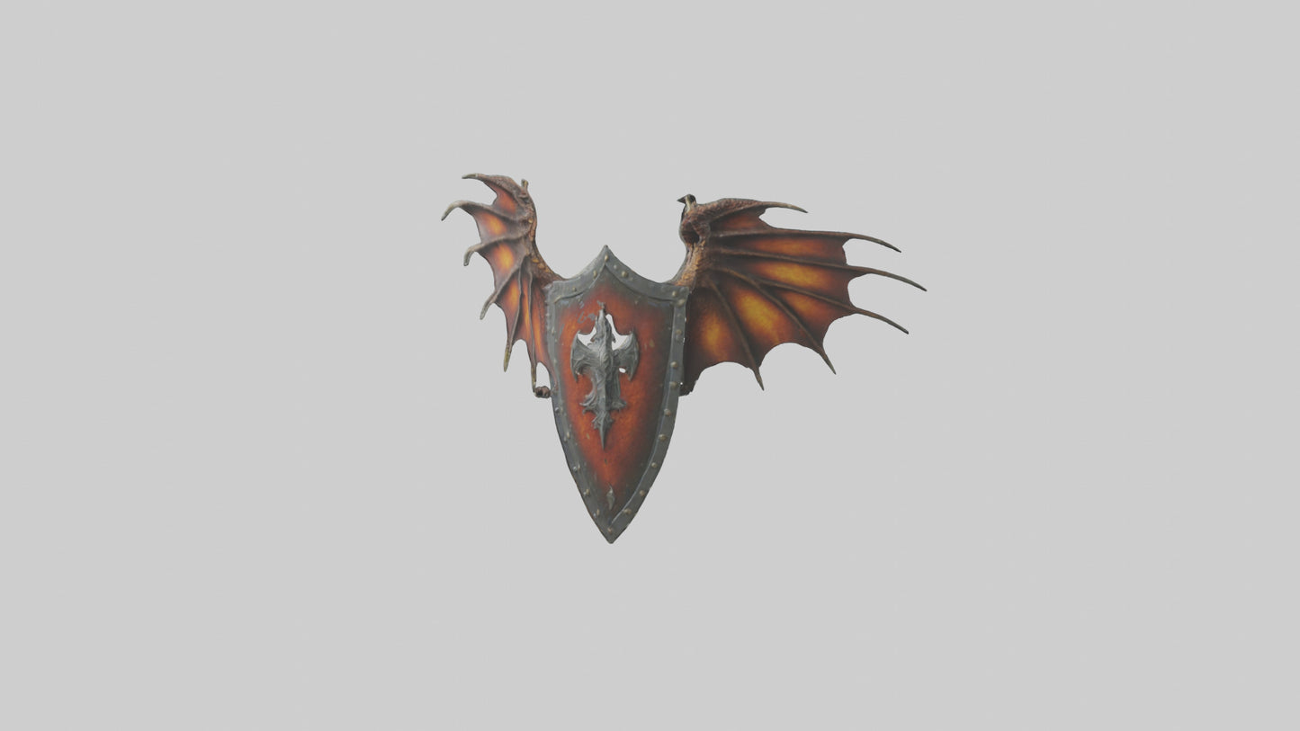Dragon Wing Shield model 3D model