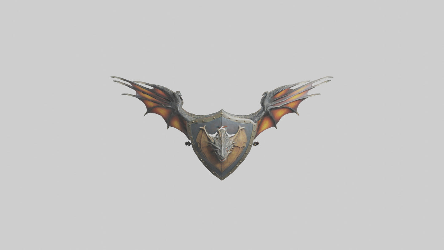 Dragon Wing Shield model 3D model