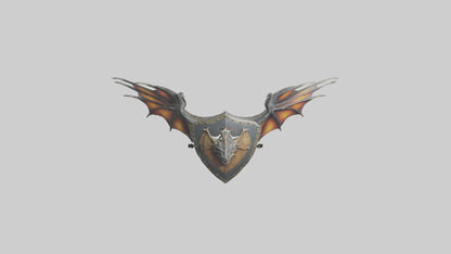 Dragon Wing Shield model 3D model