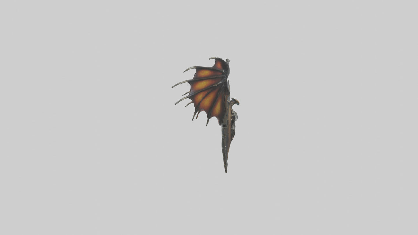 Dragon Wing Shield model 3D model