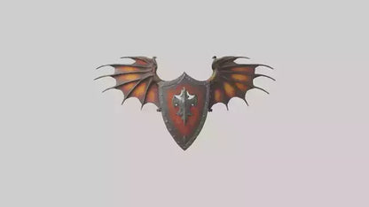 Dragon Wing Shield model 3D model