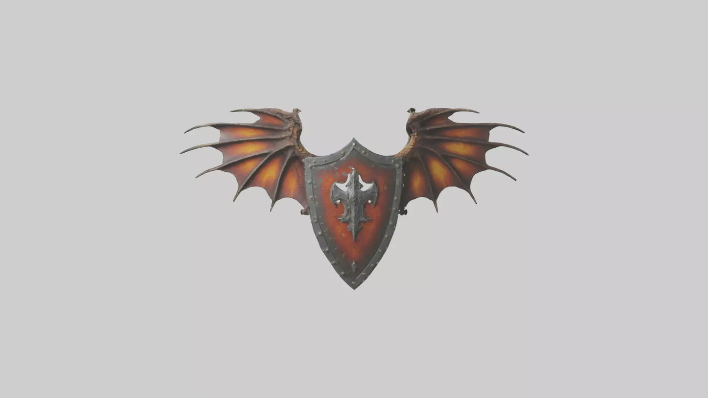 Dragon Wing Shield model 3D model