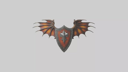 Dragon Wing Shield model 3D model