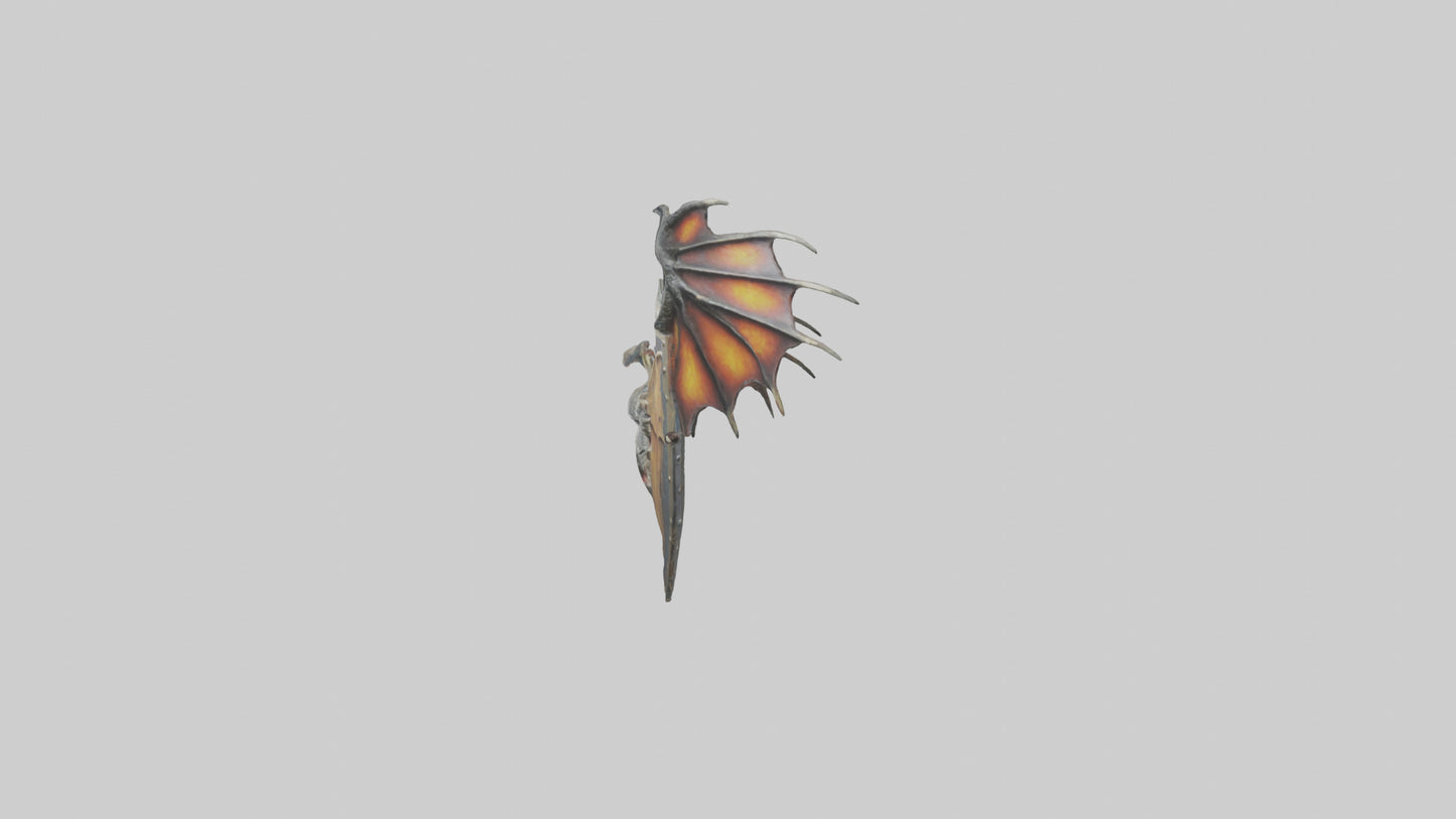 Dragon Wing Shield model 3D model