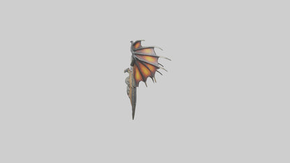 Dragon Wing Shield model 3D model