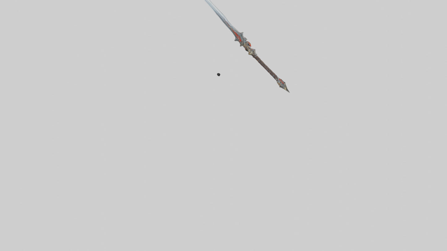 Dragonfire Sword model 3D model