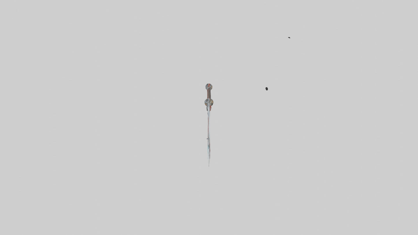 Dragonfire Sword model 3D model