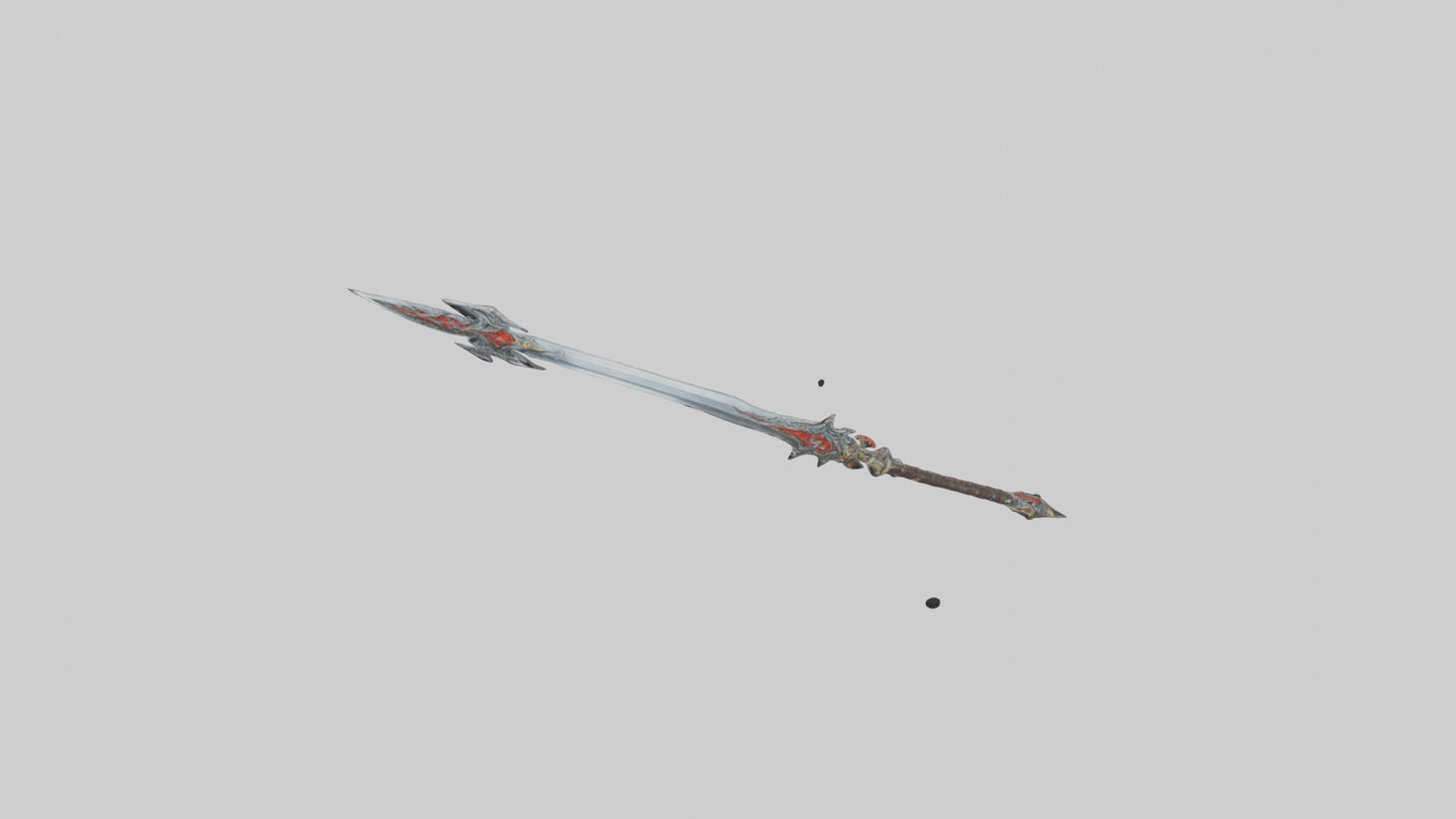 Dragonfire Sword model 3D model