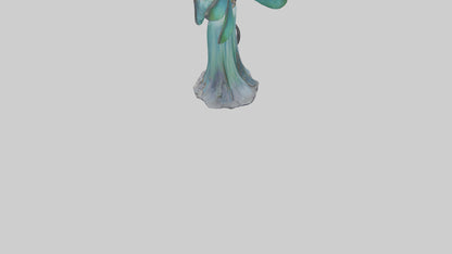 Dragonfly Sorceress statue model VR / AR / low-poly