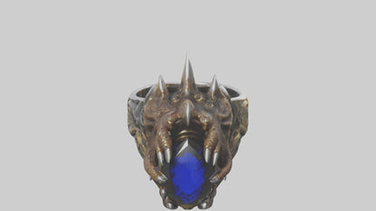 Dragons Claw Ring model 3D model
