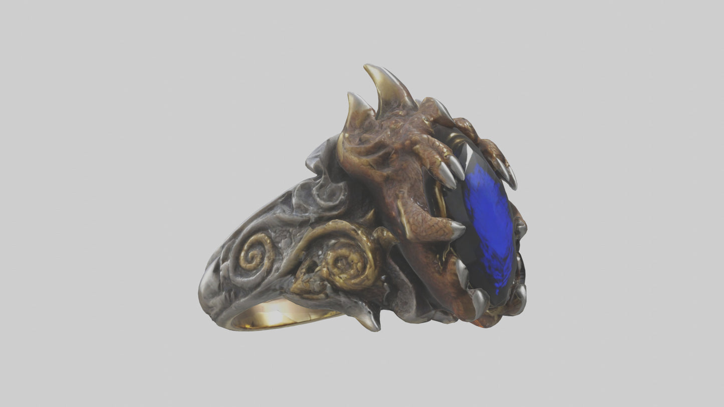 Dragons Claw Ring model 3D model