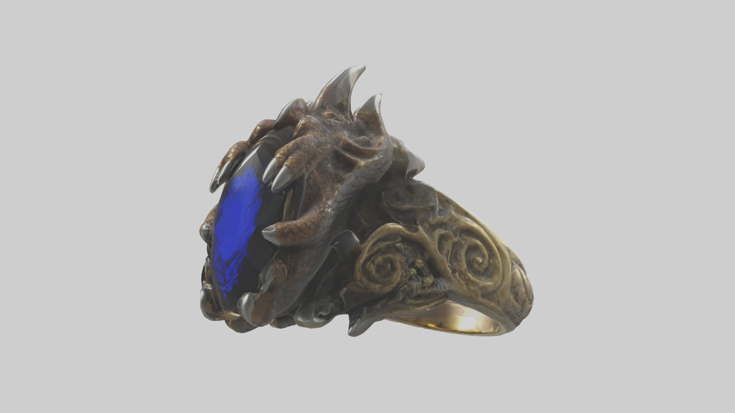Dragons Claw Ring model 3D model