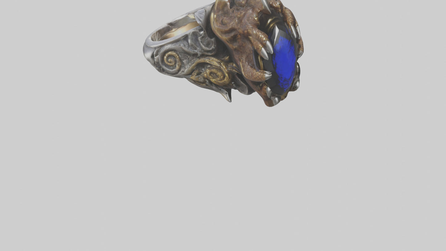 Dragons Claw Ring model 3D model