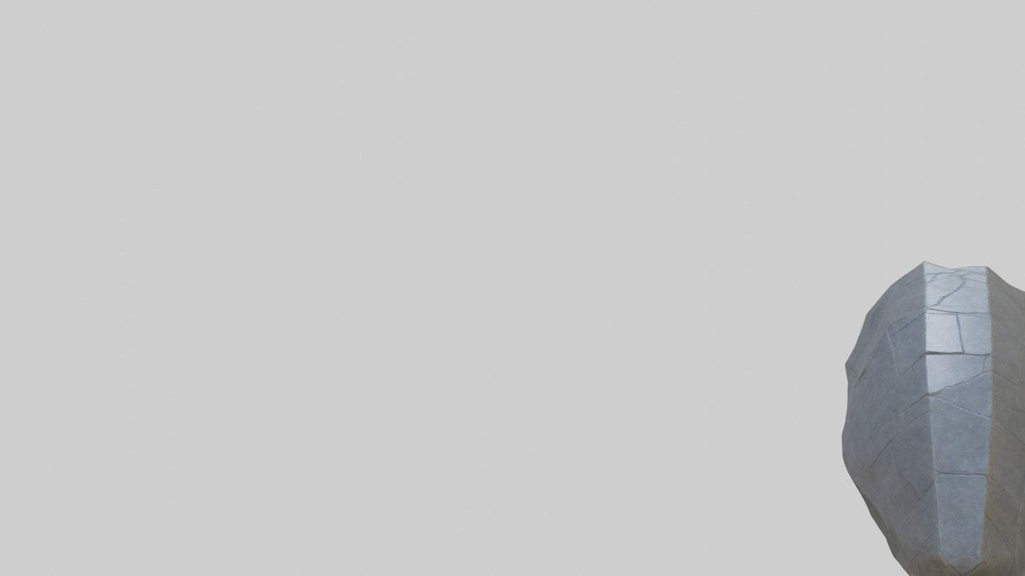 3D model Dragonstone model VR / AR / low-poly