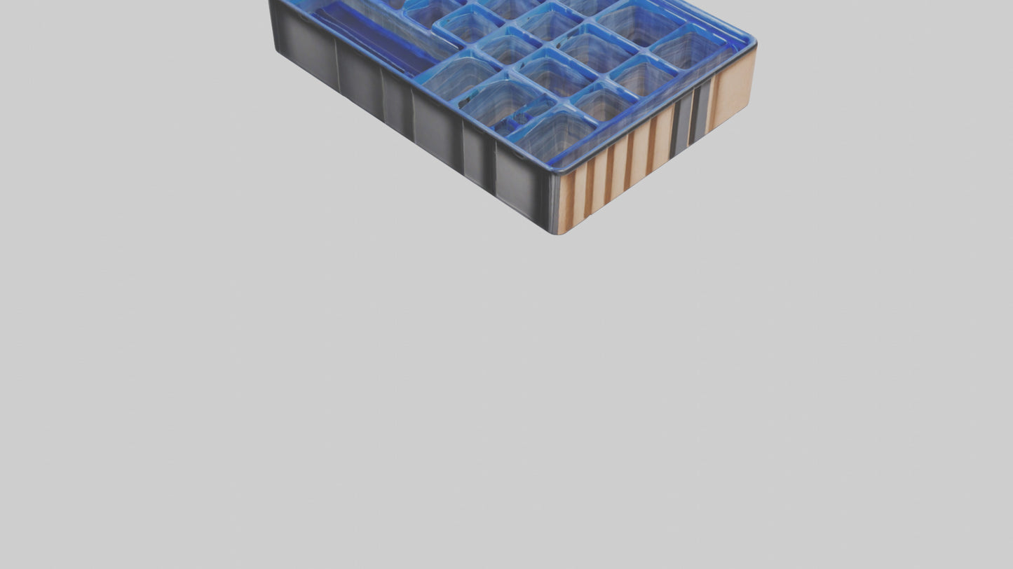 Drawer organizer model VR / AR / low-poly