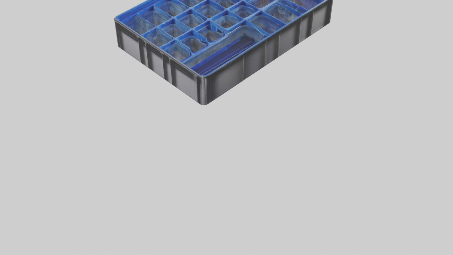 Drawer organizer model VR / AR / low-poly