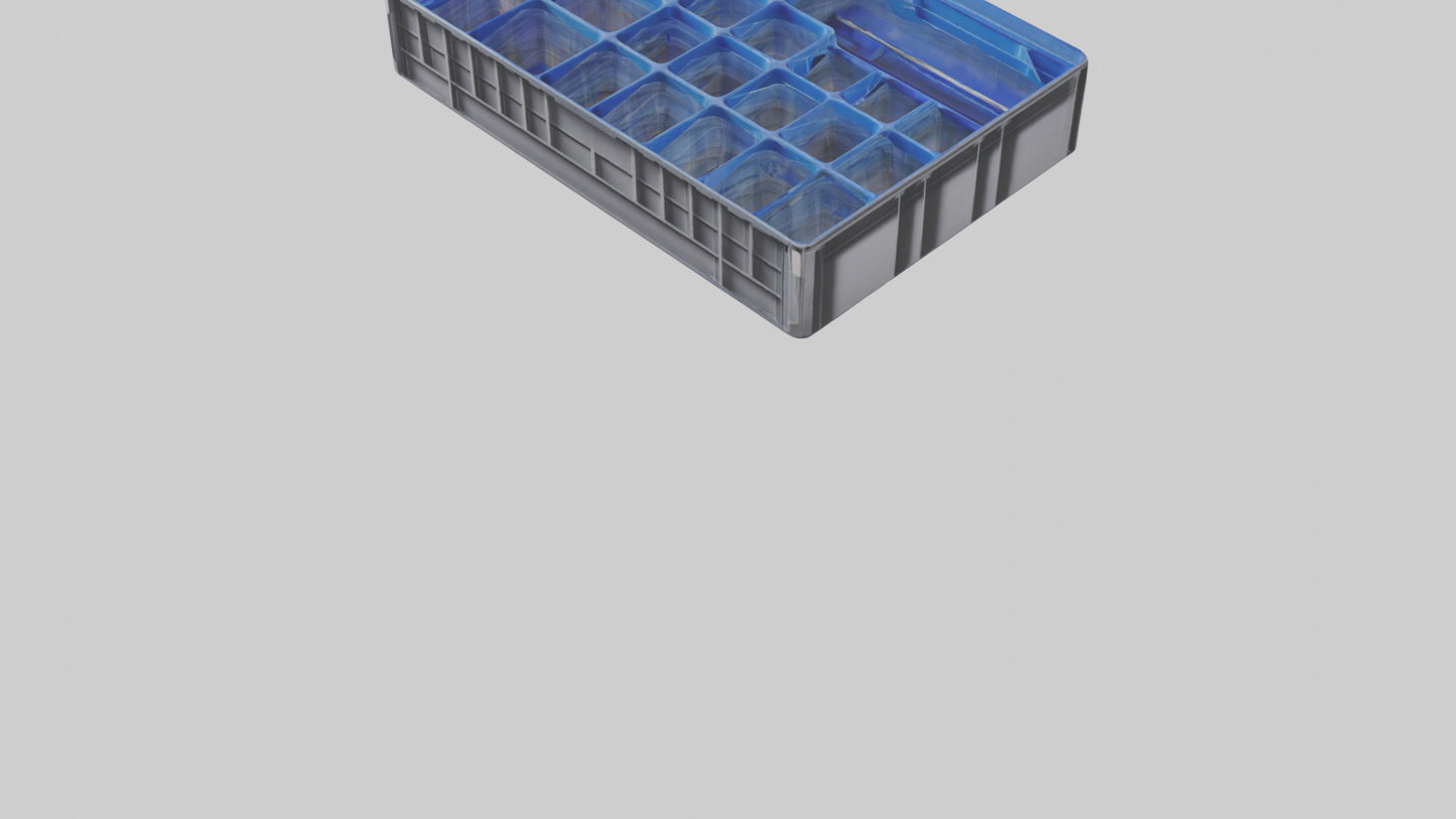 Drawer organizer model VR / AR / low-poly