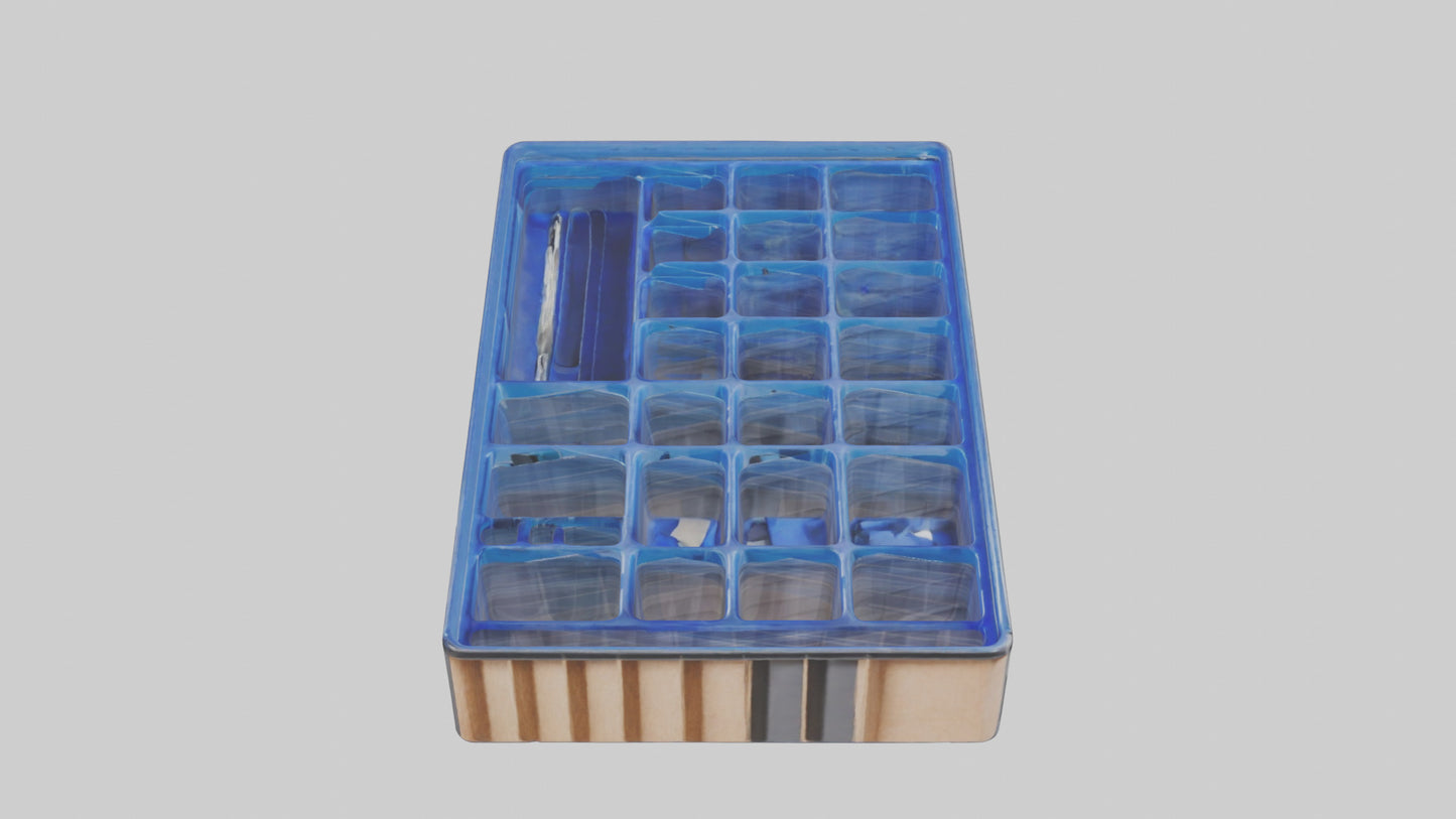 Drawer organizer model VR / AR / low-poly