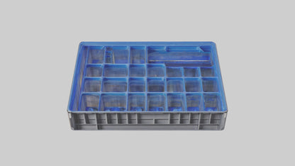 Drawer organizer model VR / AR / low-poly