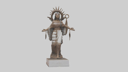 Dream Weaver statue model VR / AR / low-poly