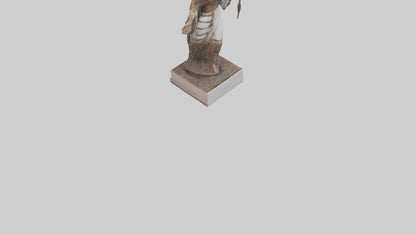 Dream Weaver statue model VR / AR / low-poly