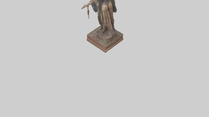 Dream Weaver statue model VR / AR / low-poly