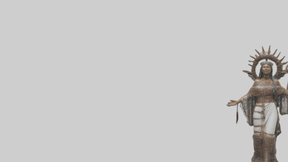 Dream Weaver statue model VR / AR / low-poly