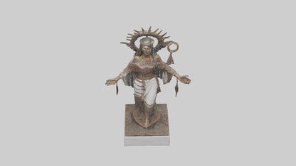 Dream Weaver statue model VR / AR / low-poly