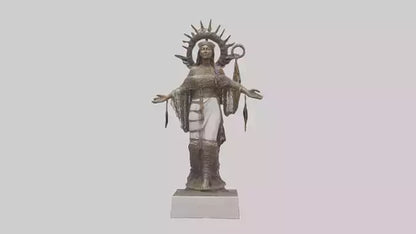 Dream Weaver statue model VR / AR / low-poly