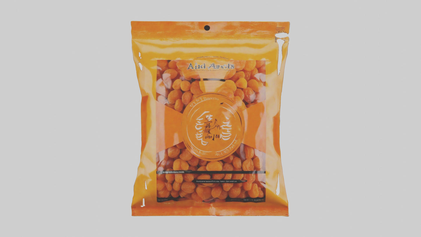 Dried Apricots Pack model VR / AR / low-poly