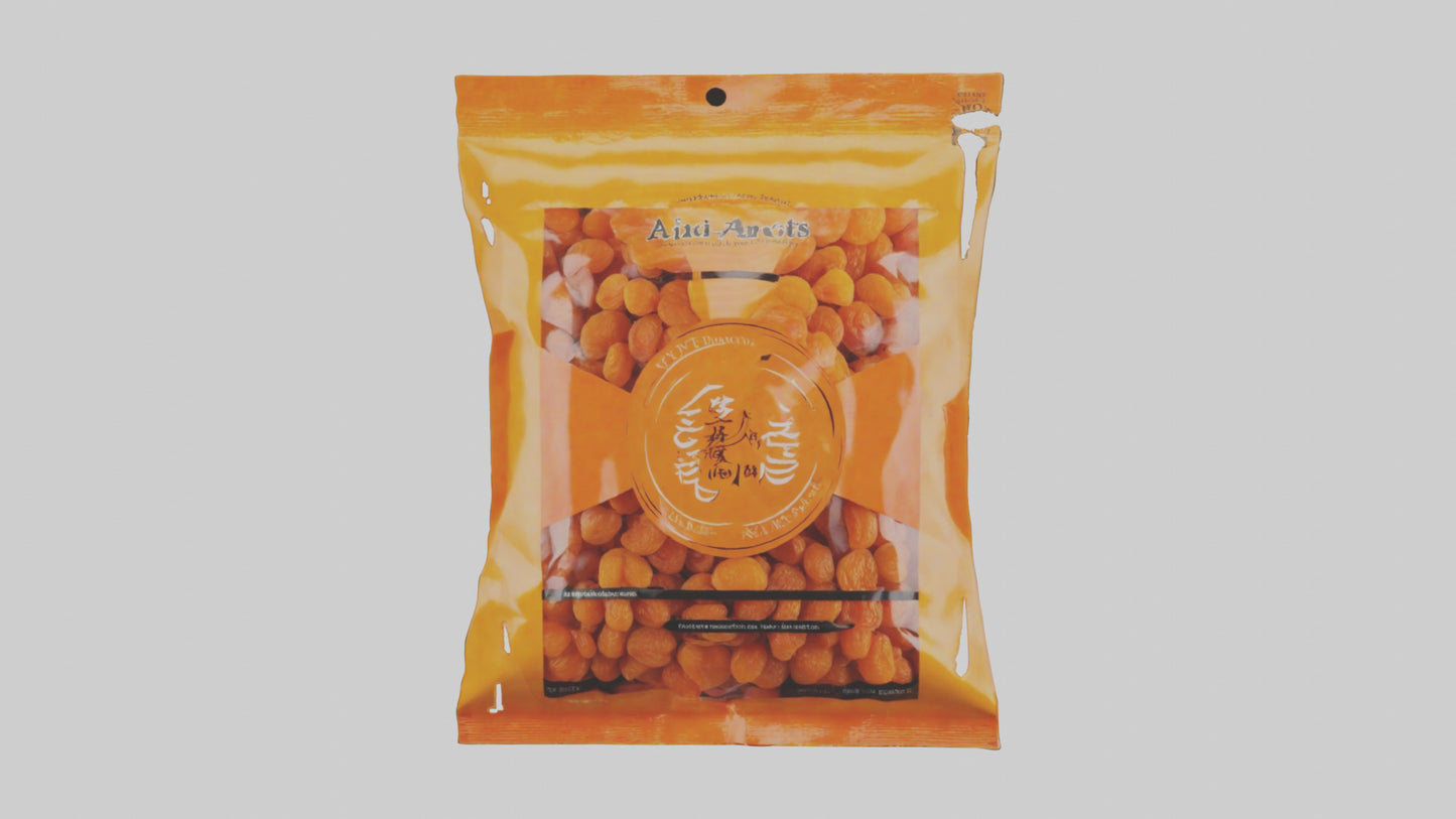 Dried Apricots Pack model VR / AR / low-poly