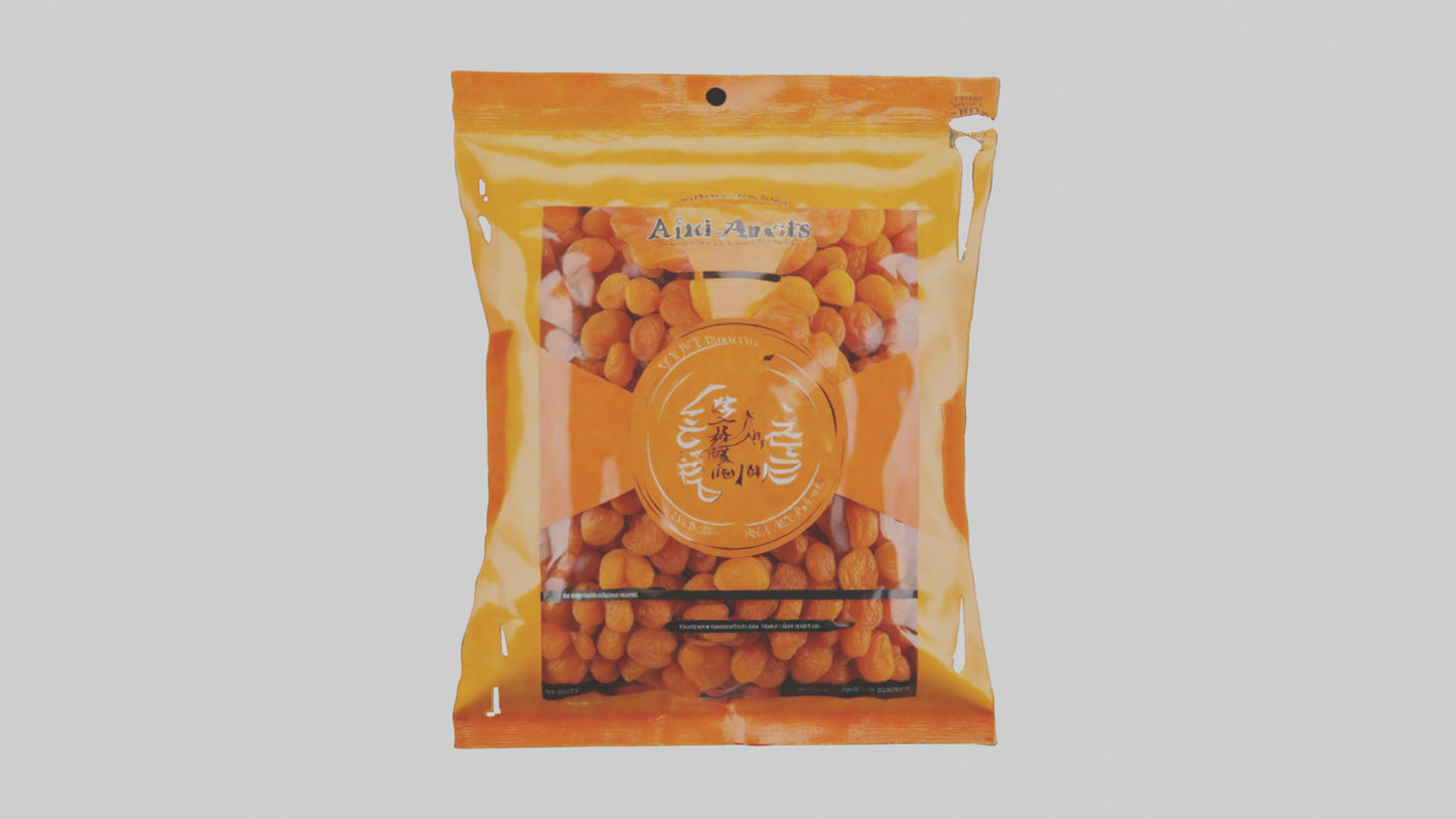 Dried Apricots Pack model VR / AR / low-poly
