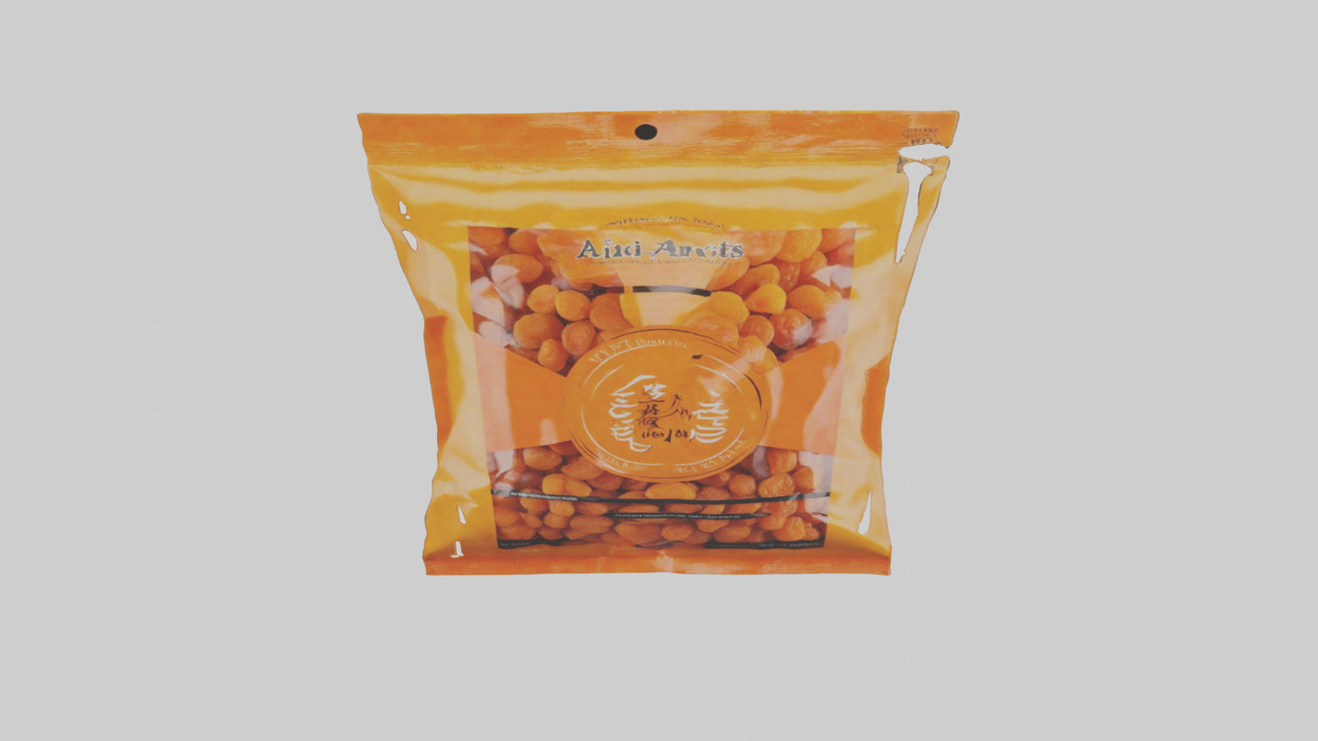 Dried Apricots Pack model VR / AR / low-poly