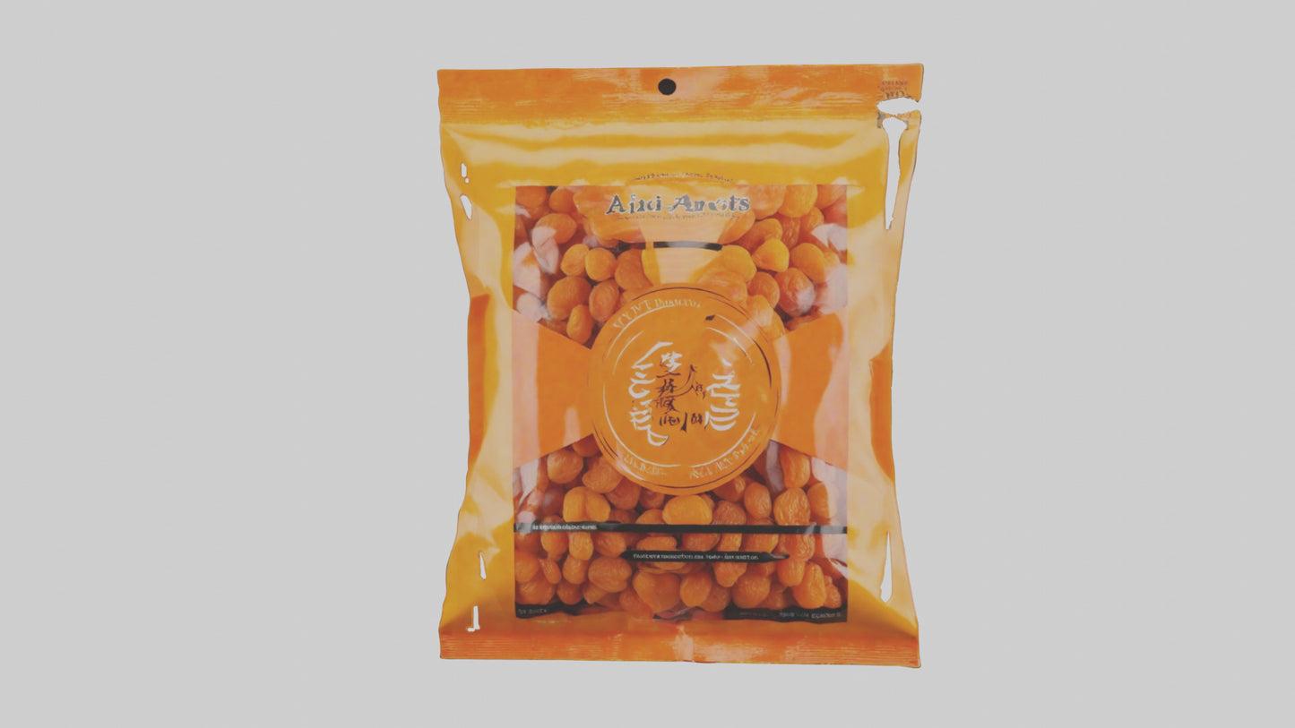 Dried Apricots Pack model VR / AR / low-poly