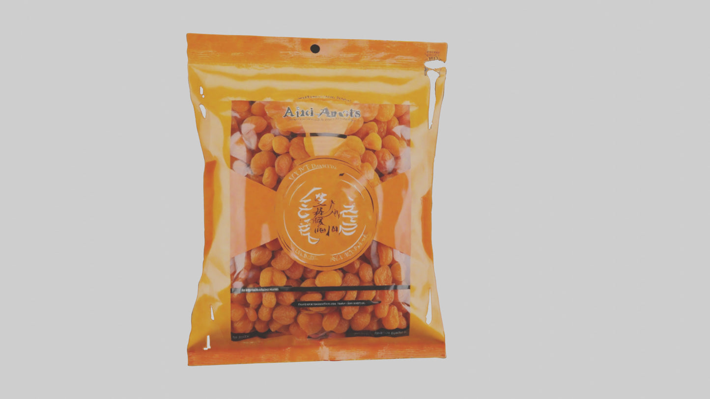 Dried Apricots Pack model VR / AR / low-poly