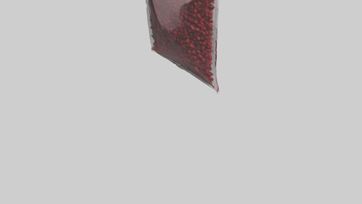 3D model Dried Cranberries Model VR / AR / low-poly