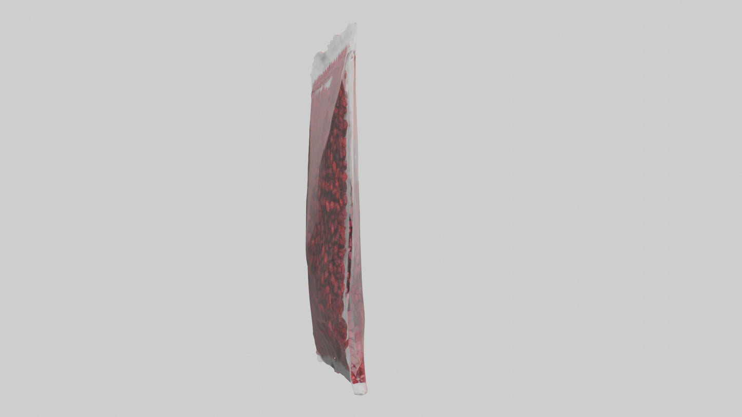 3D model Dried Cranberries Model VR / AR / low-poly