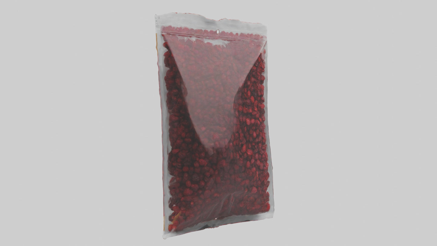 3D model Dried Cranberries Model VR / AR / low-poly
