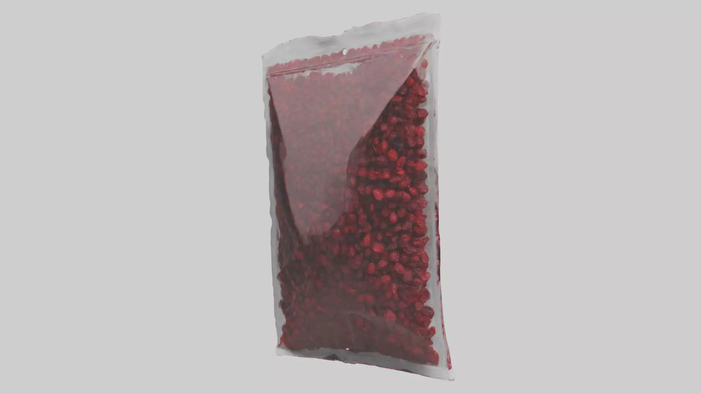 3D model Dried Cranberries Model VR / AR / low-poly