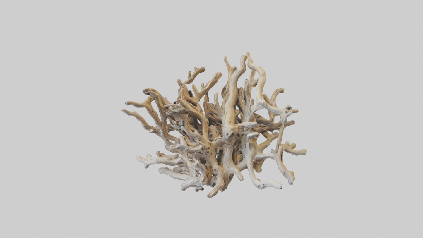 3D model Driftwood Sculpture model VR / AR / low-poly