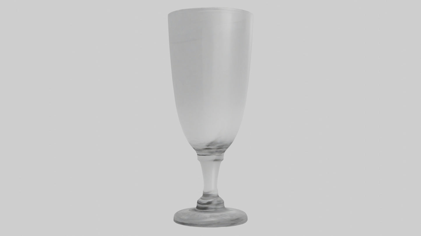 3D model Drinking glass model VR / AR / low-poly