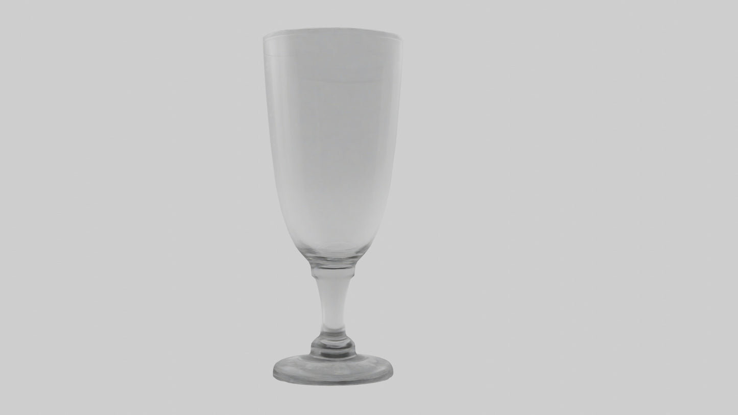 3D model Drinking glass model VR / AR / low-poly