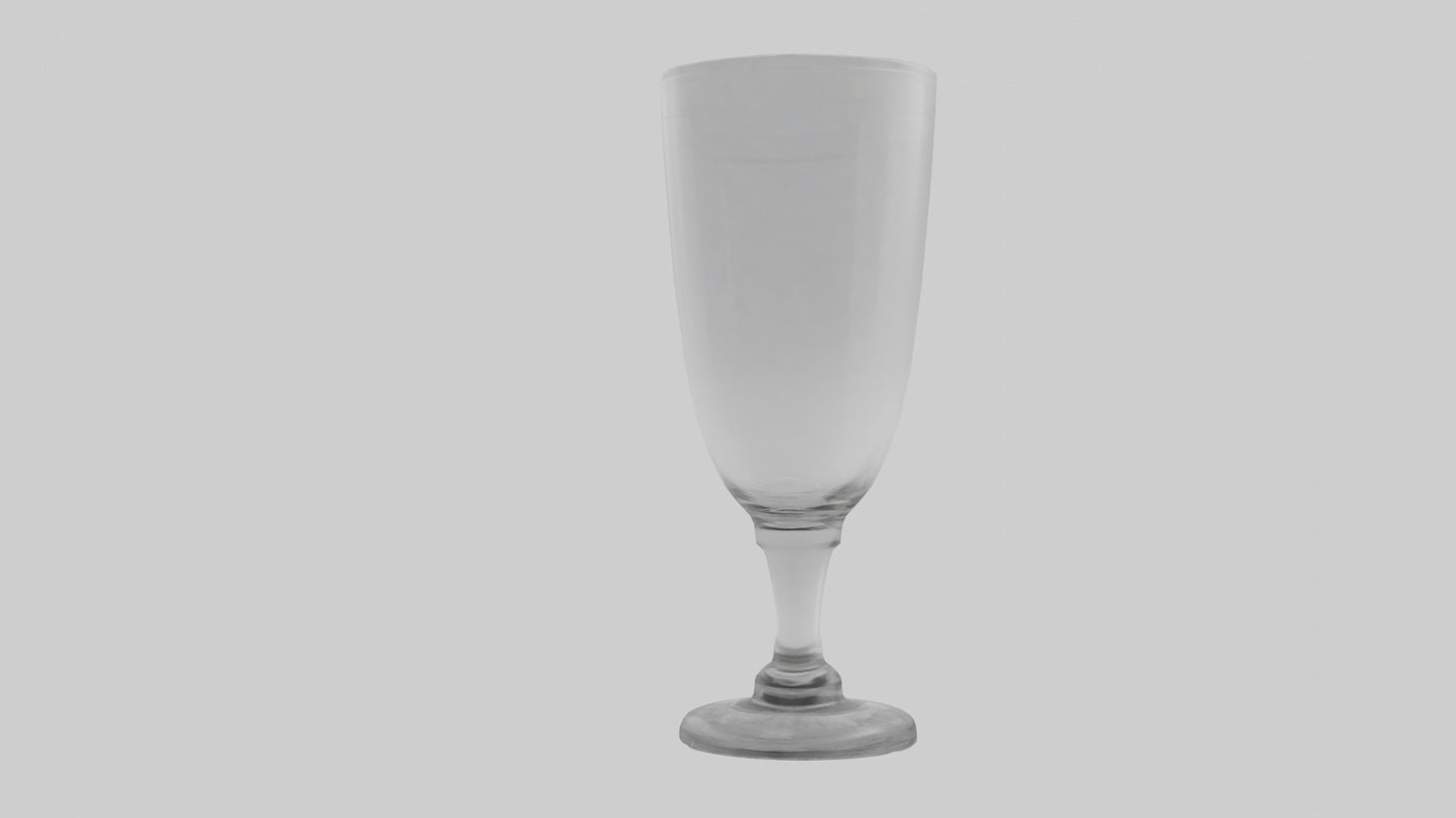 3D model Drinking glass model VR / AR / low-poly