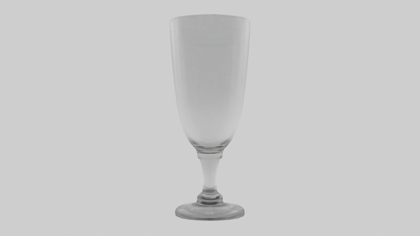3D model Drinking glass model VR / AR / low-poly