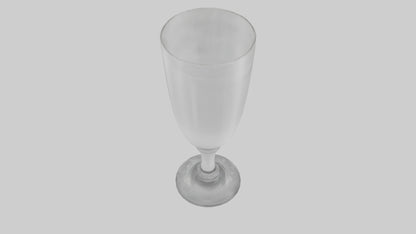 3D model Drinking glass model VR / AR / low-poly