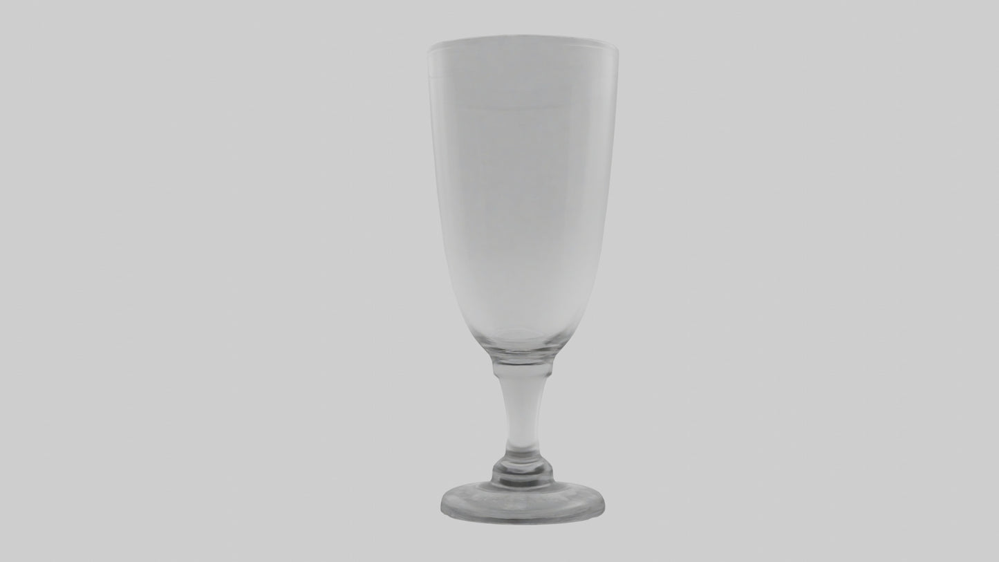 3D model Drinking glass model VR / AR / low-poly