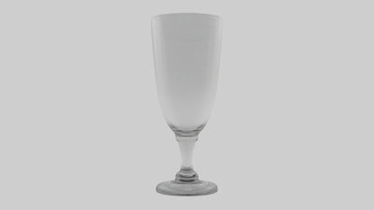 3D model Drinking glass model VR / AR / low-poly